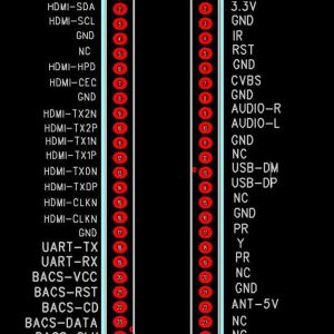 ISDB-T TV Module pin define