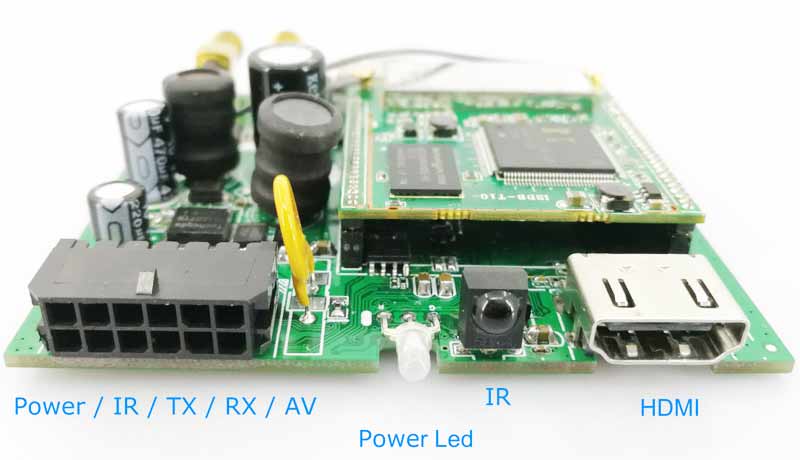 ISDB-T Module bottom board connector
