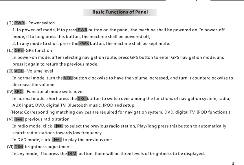 VCAN1294 user manual for 2 din GPS navigation DVD USB SD 4
