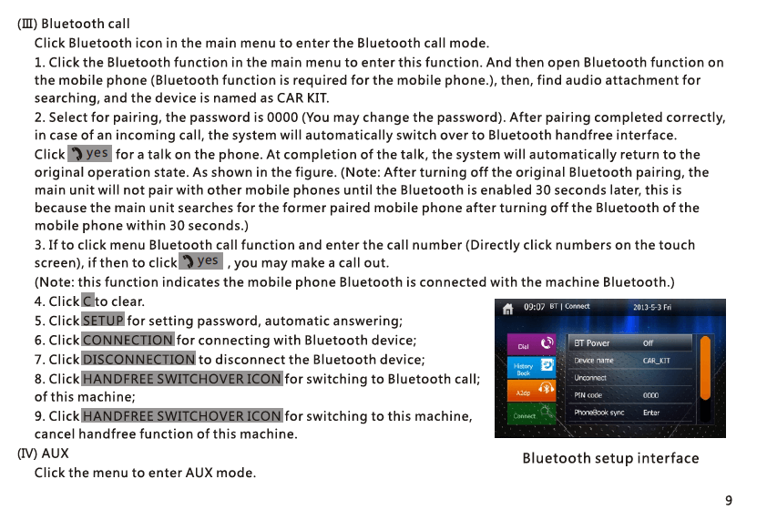 VCAN1294 user manual for 2 din GPS navigation DVD USB SD 10