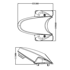 Sprinter camera reversing back view parking safety CCD camera for Mercedes Benz Van 1