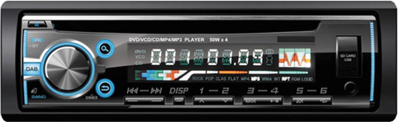 one din fix panel USB mp3 player