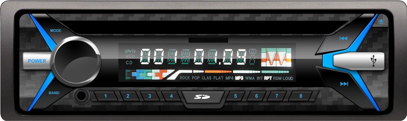 5250 one din fix panel USB MP3 player