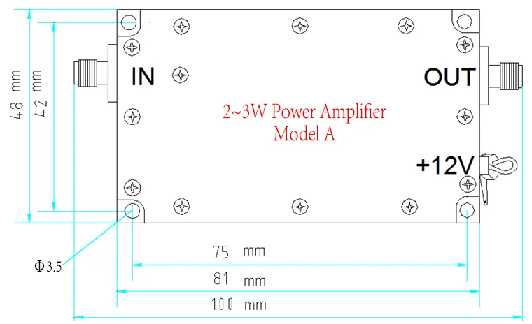 2~3W COFDM Power Amplifier