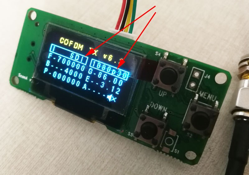 COFDM TX Control Board