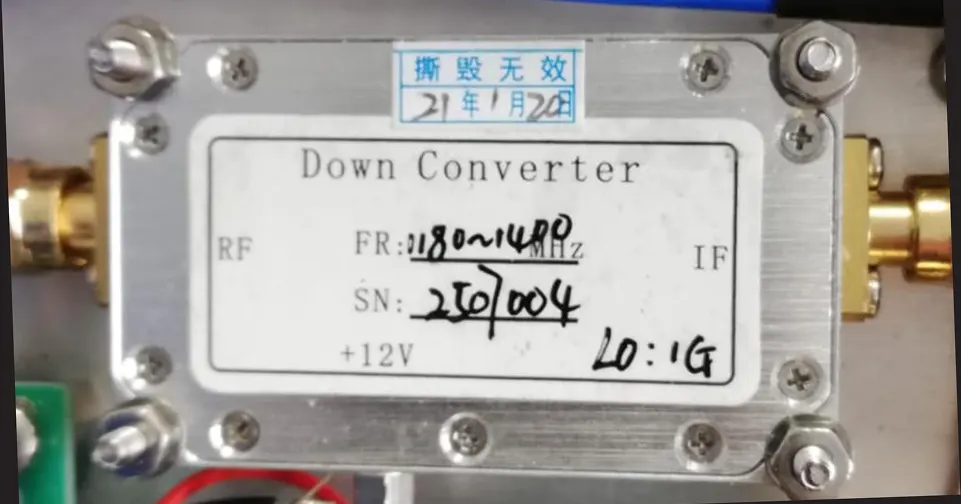 down converter RF1180-1400Mhz SN2507004 Lower 1G