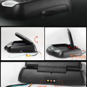 10.2 inch roof mount monitor usb sd dvd player ceiling flip down screen tm-1020 6