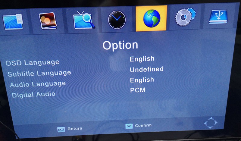 4 Antenna DVB-T24 new model OSD menu 3