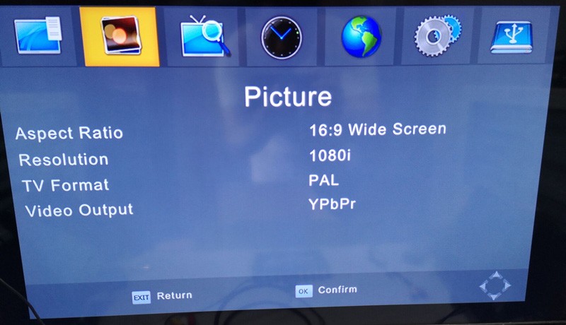 4 Antenna DVB-T24 new model OSD menu 2
