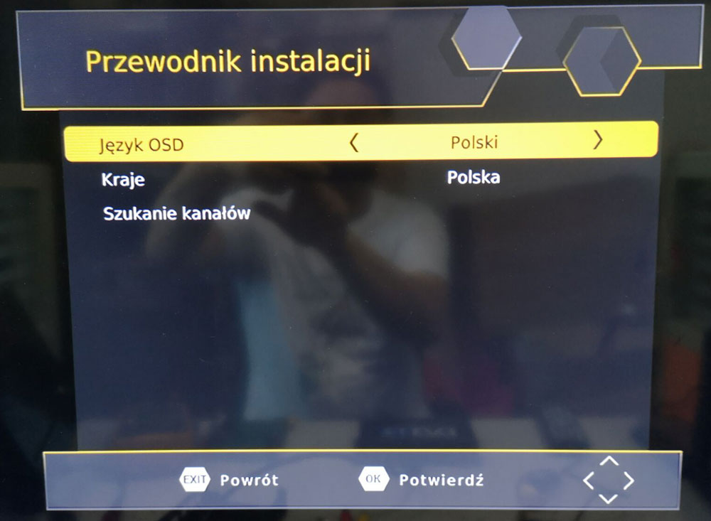 Poland DVB-T2 DVB-T TV box download software upgrade firmware for Polish Polski H265 HEVC H264 3