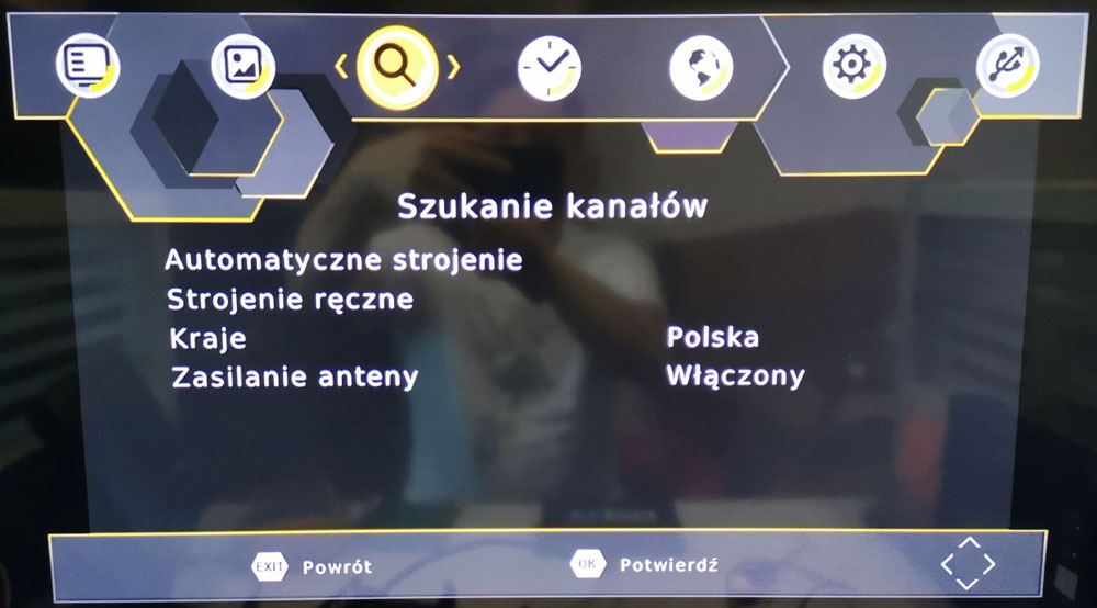 Poland DVB-T2 DVB-T TV box download software upgrade firmware for Polish Polski H265 HEVC H264 5