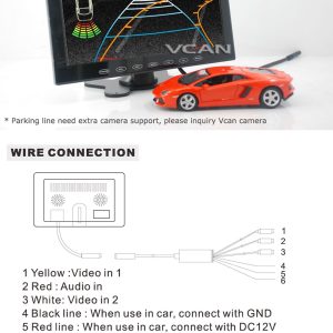 7-pulgada monitor USB SD player mp5 multi media player Vcan0955 sobrang slim ultra manipis na pindutan ng pagpindot 14 7-inch monitor USB SD player mp5 multi-media player Vcan0955 super slim ultra-thin touch button 4