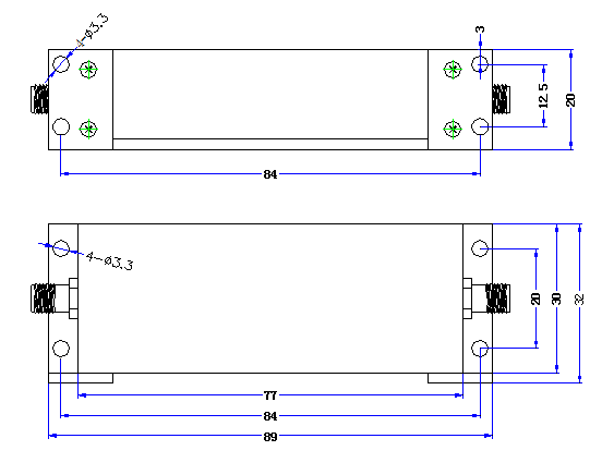 BPF帶通濾波器 RF帶通腔體濾波器 Cofdm 螺旋濾波器頻率定制 vcan1884 19 BPF Band Pass Filter RF bandpass cavity filter Cofdm Spiral filter