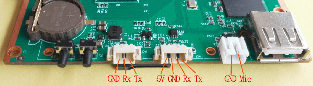 Decode Board Data Config Microphone input