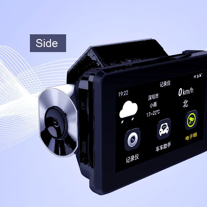 Android DVR dashcam car camera 3.0 inch full 1080 HD GPS logger dual camera video recorder Vcan1608 35