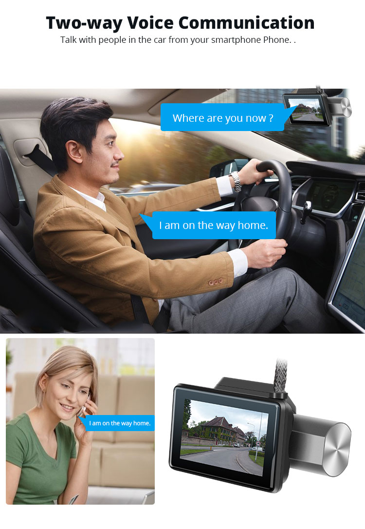 Android DVR dashcam car camera 3.0 inch full 1080 HD GPS logger dual camera video recorder Vcan1608 29