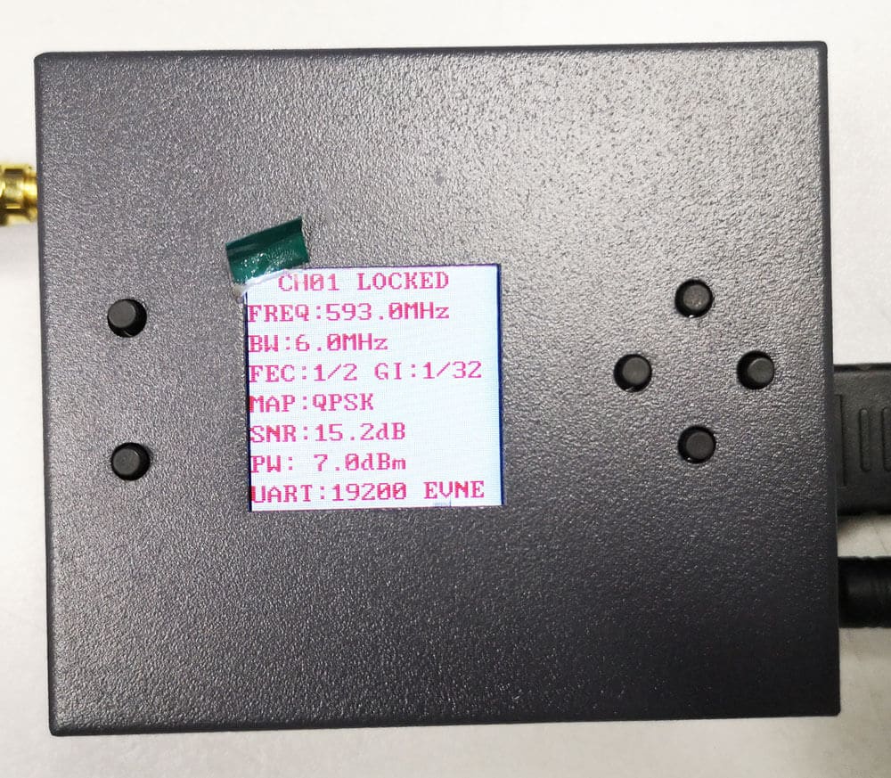 COFDM 視頻發射器-接收器 AV 輸入 HDMI 輸出 FPVes無線10km-15km-30km遠距離更便宜更遠COFDM-912T COFDM receiver configure board