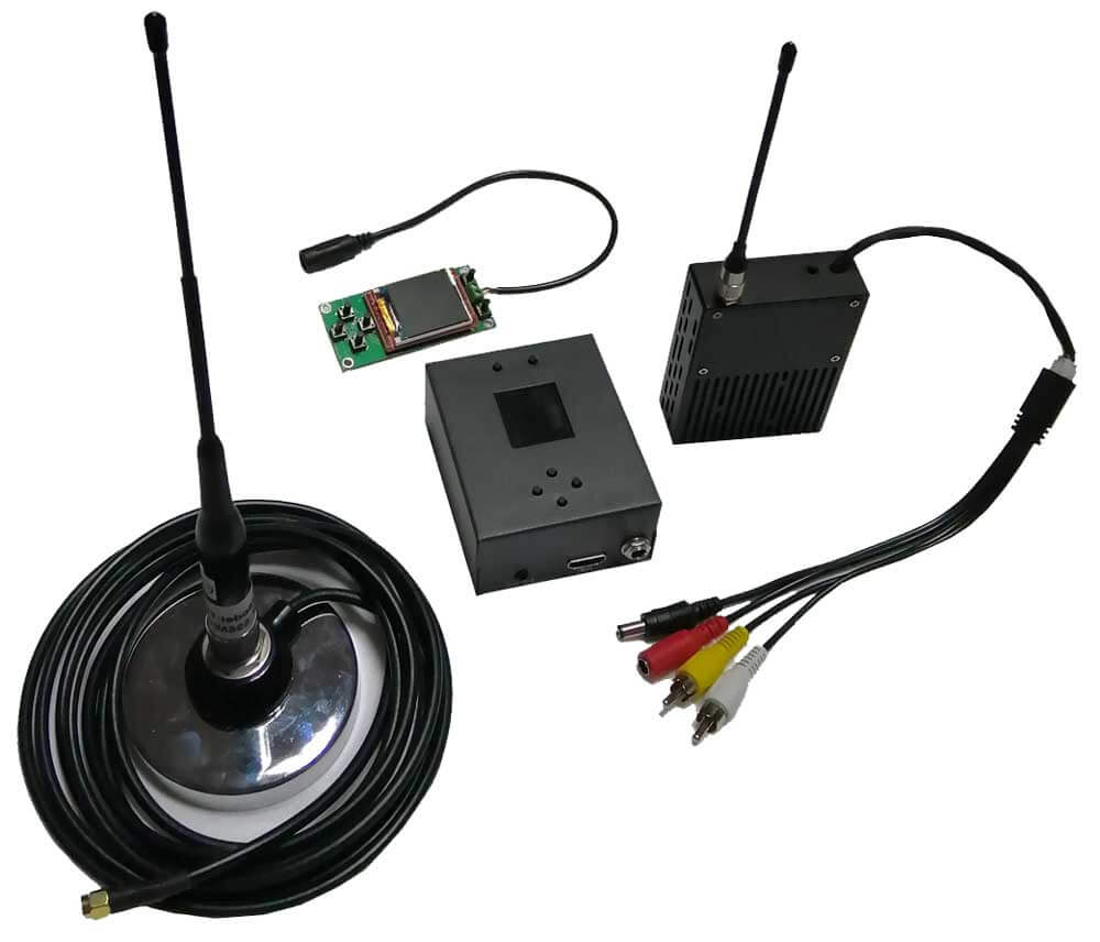 COFDM 視頻發射器-接收器 AV 輸入 HDMI 輸出 FPVre無線10km-15km-30km遠距離更便宜更遠COFDM-912T cheapest wireless video transmitter antenna