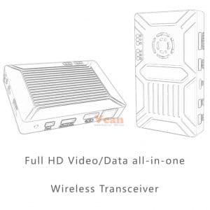 5km 7km 10k wireless video data remote control transmission
