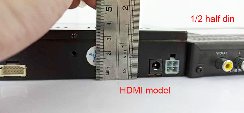 Half Din Car DVD Player HDMI output TF USB player 4