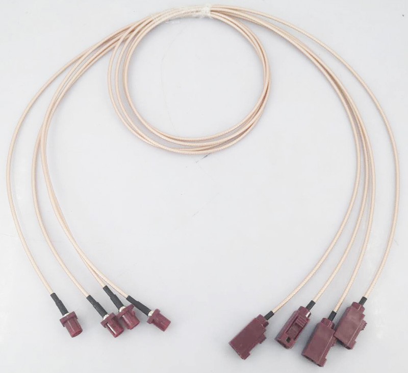 China Fakra connector standard color, Fakra converter cable adapter 5