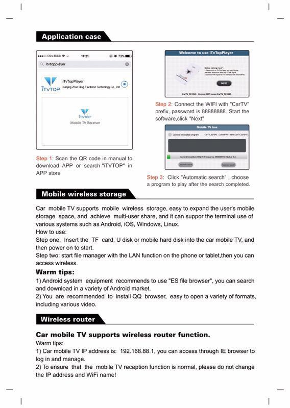 WIFI DVB-T2 Tuner Digital TV DVB-T Receiver for Android phone and pad Vcan1654 27