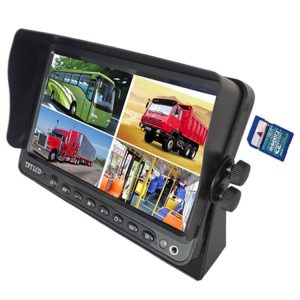 7 inch Truck DVR Quad Monitor with HD Night Vision Camera for Truck vehicle with SD card Vcan1667 3