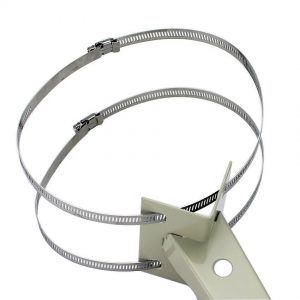 Pipe Lamp Post mount camera bracket Universal Surveillance Pole Mounting Bracket For CCTV Camera Outdoor Housing Bracket With Ring Vcan1544 6