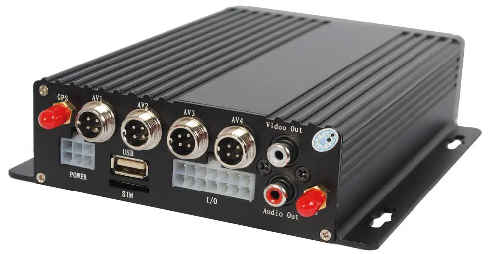 4 CH mobile DVR MDVR 1080P H.264 Vehicle Bus Truck SD four Channel AHD RCA-3