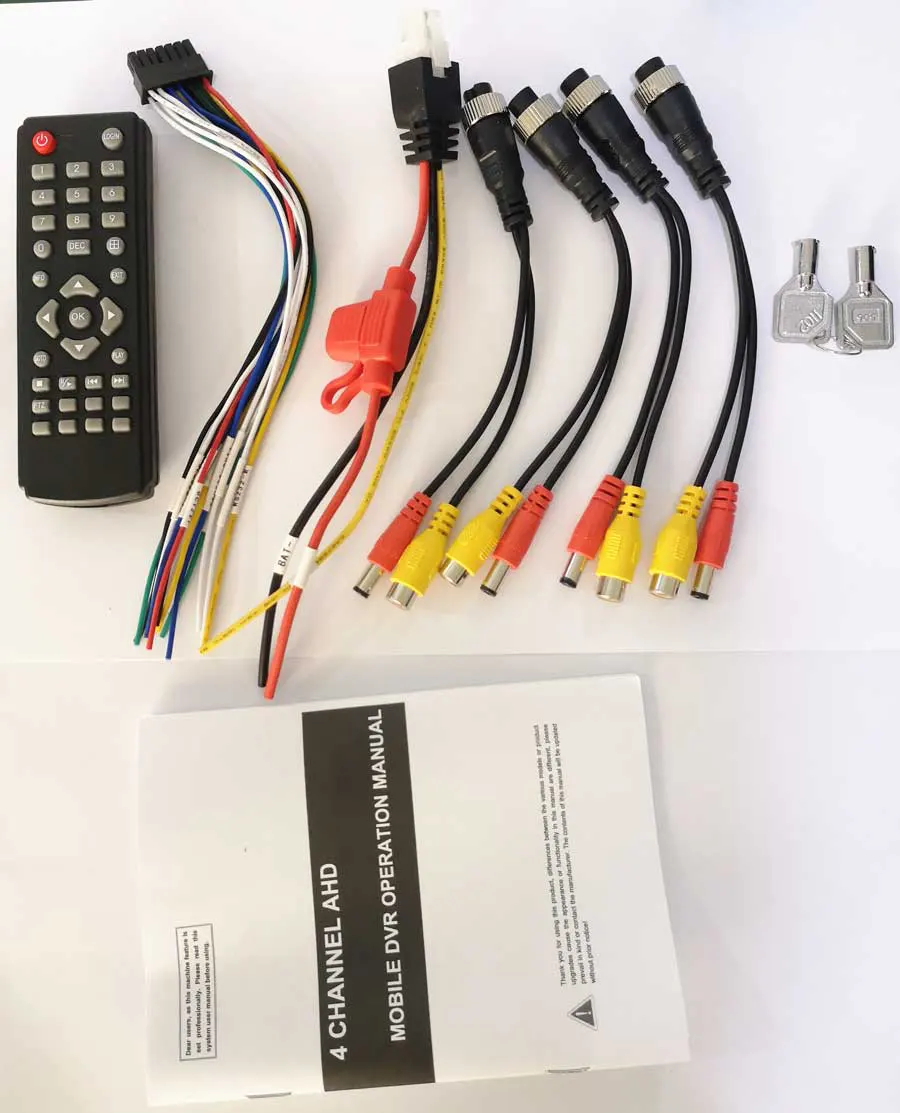 4 CH mobile DVR MDVR 1080P H.264 Vehicle Bus Truck SD four Channel AHD RCA-7