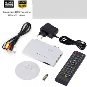 Digital TV ISDB-T ISDB-C Receptor TV Tuner Receiver TDT Set Top Box H.264 HDTV Decoder 3