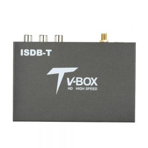 single antenna Car ISDB-T Digital TV Box HD fullSeg Receiver Mobile Digital TV Receiver for Brazil Chile Peru