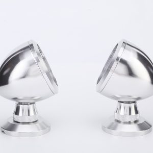 TAB-1B Car Tweeter Aluminum Alloy Base Treble Seat Tweeters Non-destructive Installation Metal Speaker Bracket Boxes Automotive Treble cup bracket cover 4