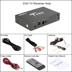 single antenna Car ISDB-T Digital TV Box HD fullSeg Receiver Mobile Digital TV Receiver for Brazil Chile Peru 7