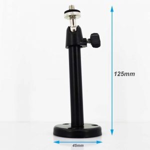 Support de montage mural pour les mini caméras de sécurité, Mini standard d'installation de métal de base 360 Support de support de rotation de degré Vcan1686 6 Wall Mount Bracket for Mini Security Cameras, mini standard install base metal 360 Degree Rotation Holder Stand Vcan1686 1