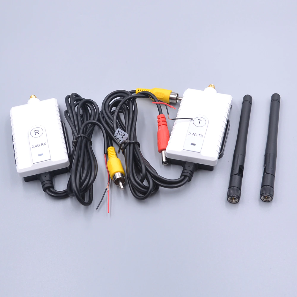 2.4G Wireless Video transmitter Receiver for camera of Truck Bus vehicle rearview camera transmission transceiver Vcan1603 17