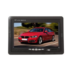 7 inch Car Monitor TFT LCD Rearview Display 2 Way Video Input PAL NTSC 12V Home Security Surveillance Automotive 4