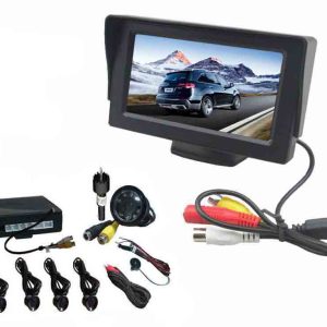 Car Parking Sensor 4 Video System with one camera blind Safe 2