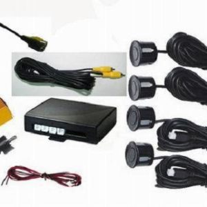 Car Parking Sensor 4 Video System with one camera blind Safe 4