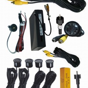 Car Parking Sensor 4 Video System with one camera blind Safe