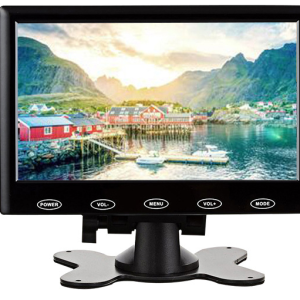 7 inch digital LCD monitor with USB SD mp5 multi-media player Vcan0952 super slim ultra-thin touch button