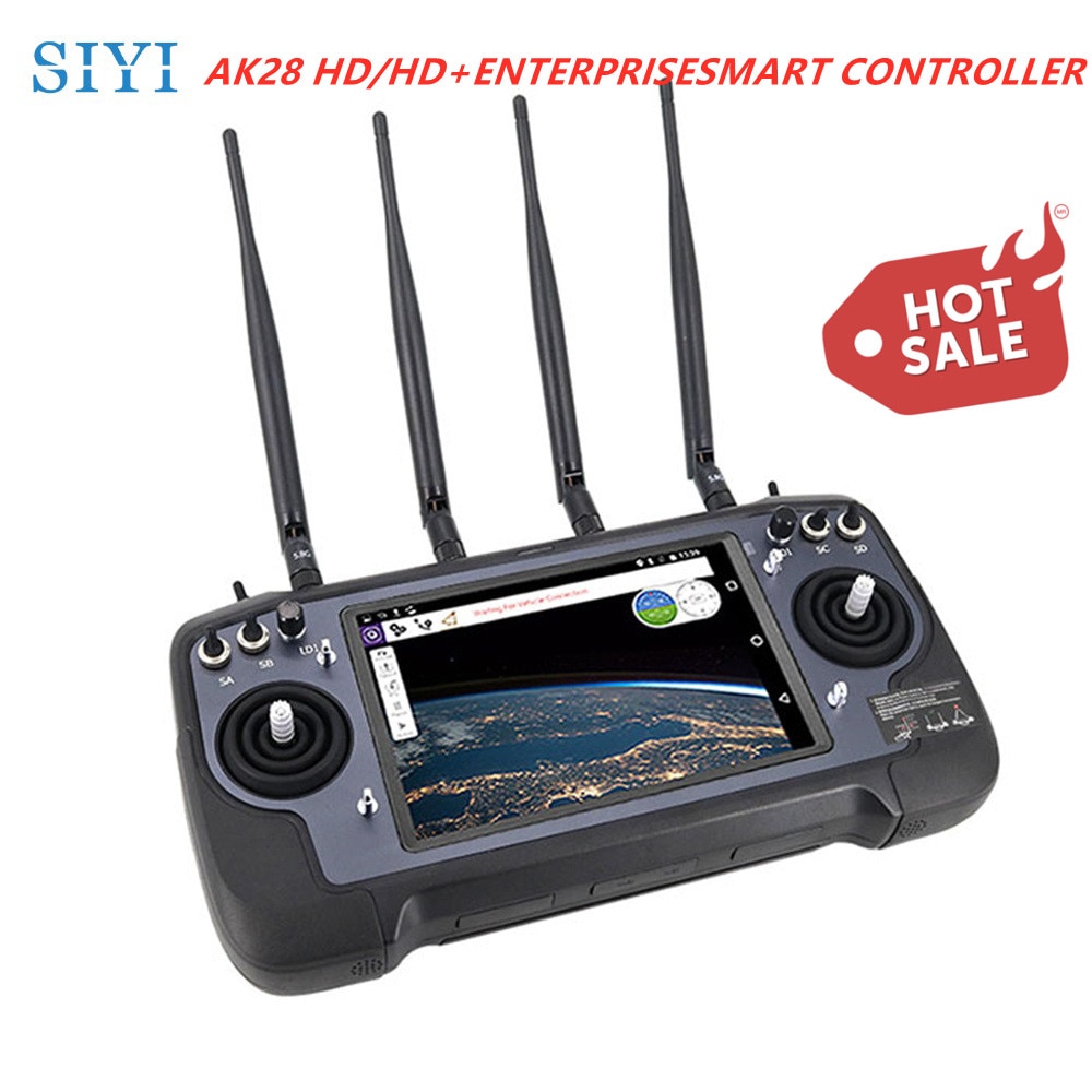 5KM 15KM Long Range Siyi AK28 HD 3in1 Video Transmission Android Handheld Ground Station သည် UAV Drones လေယာဉ်များ 3 5KM 15KM Long Range Siyi AK28 HD 3in1 Video Transmission Android Handheld Ground Station for UAV Drones Airplanes