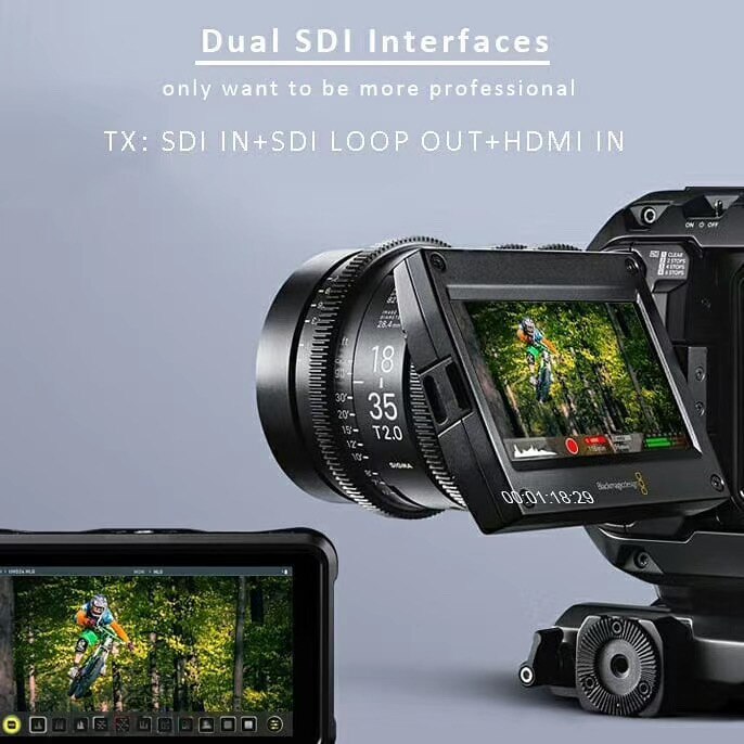 CCVW SWIFT 800pro 800ft Ασύρματη μετάδοση Ασύρματος πομπός βίντεο για κάμερα800 pΕπαγγελματική εικόνα SDI HD συμβατή με HDMI6Εικόνα CVW SWIFT 800pro 800ft Wireless Transmission Wireless Video Transmitter Receiver for Camera 800 pro HDMI-compatible SDI HD Image - Image 4