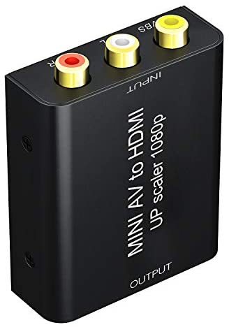 Mini AV To HDMI AV RCA Converter 1080P Video Converter For HD TV, HD Monitor, Projector,DVD,Game Consoles 38