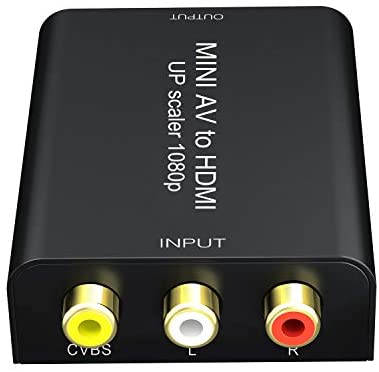 Mini AV To HDMI AV RCA Converter 1080P Video Converter For HD TV, HD Monitor, Projector,DVD,Game Consoles 37