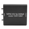 ميني AV إلى HDMI AV RCA محول 1080P محول الفيديو للتلفزيون عالي الدقة, شاشة عالية الدقة, كشاف ضوئي,دي في دي,أجهزة الألعاب 1 Mini AV To HDMI AV RCA Converter 1080P Video Converter For HD TV, HD Monitor, Projector,DVD,Game Consoles 1