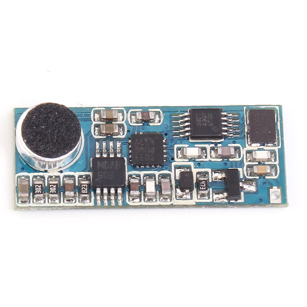 MMini Módulo Transmissor FM Microfone Sem Fio Placa de Canal Único 3-5V 100mW Sensibilidade Ajustável PLL 76.0MHz-108.0MHz5Imagem Mini FM Transmitter Module Wireless Microphone Single Channel Board 3-5V 100mW Adjustable Sensitivity PLL 76.0MHz-108.0MHz - Image 3