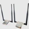 Transmissor de vídeo sem fio OFDM para câmera IP leve de transmissão de longo alcance rede automática RJ45-2