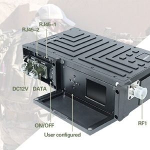 Robust FDD Network COFDM Wireless Video Transmitter Backpack 5 Watt RF Dual Ethernet Radio Video and Data Sender 5