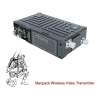 Robust FDD Network COFDM Wireless Video Transmitter Backpack 5 Watt RF Dual Ethernet Radio Video and Data Sender